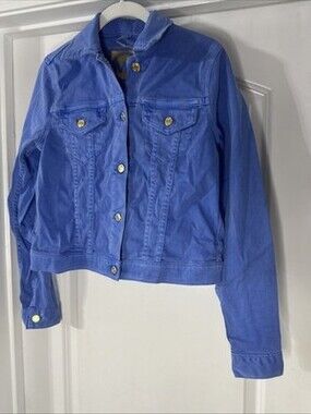 Michael Kors Women's Denim Jacket Size Small, Blue #68